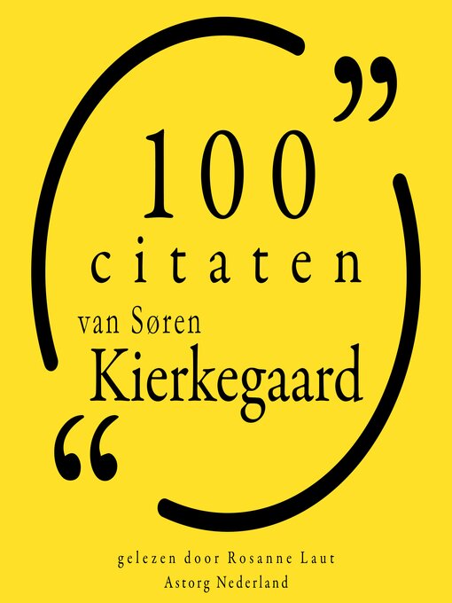 Title details for 100 citaten van Søren Kierkegaard by Søren Kierkegaard - Available